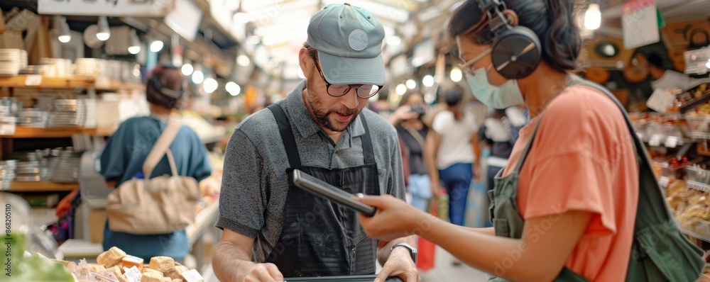 Exploring a New World: Deaf-Blind Traveler Communicating via Tactile Signing with Interpreter in Vibrant Foreign Market Exploring a New World: Deaf-Blind Traveler Communicating via Tactile Signing with Interpreter in Vibrant Foreign Market