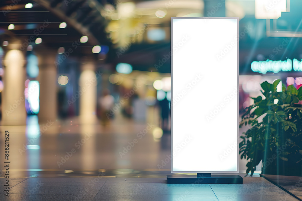 Blank roll up banner design mockup,, generative ai image. Blank roll up banner design mockup,, generative ai image.