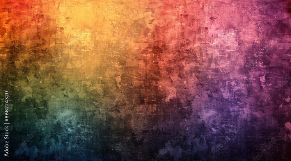 Fototapeta premium A Colorful Abstract Texture on a Weathered Brick Wall