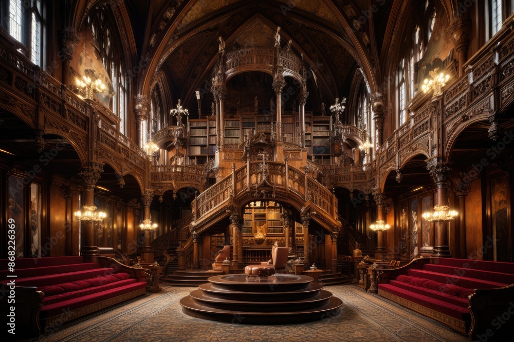 The Palace of the Parliament in Romania, concealing chambers of arcane knowledge. The Palace of the Parliament in Romania, concealing chambers of arcane knowledge.