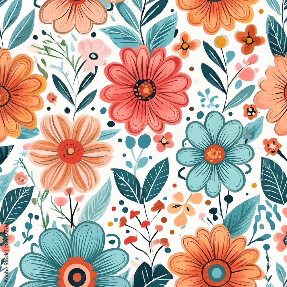 seamless floral pattern seamless floral pattern