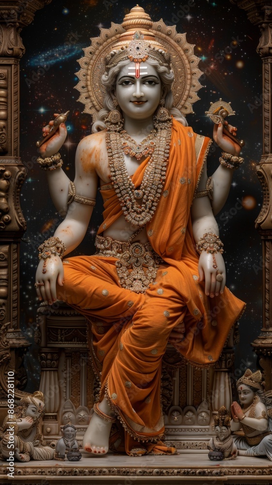 Fototapeta premium statue of lord shiva