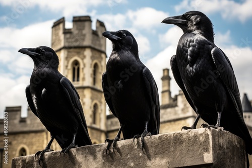 Wallpaper Mural The Tower of London's Ravens, with the power to see into the future. Torontodigital.ca