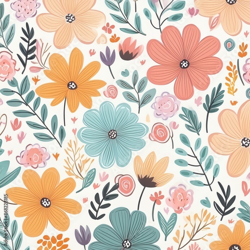seamless floral background