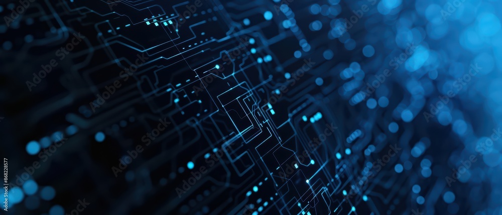 Futuristic data management with quantum computing and AIenhanced security protocols safeguarding information with copy space