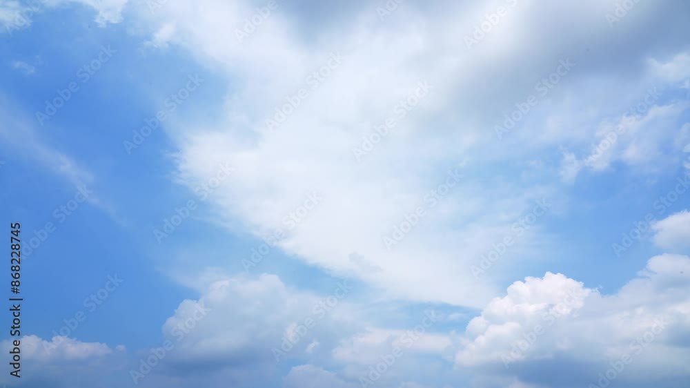 Blue sky white clouds time lapse.Cloudscape timelapse cloudy. Blue sky white clouds time lapse.Cloudscape timelapse cloudy.