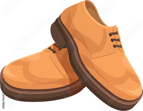 Stylish yellow leather shoes with laces, embodying elegance and comfort