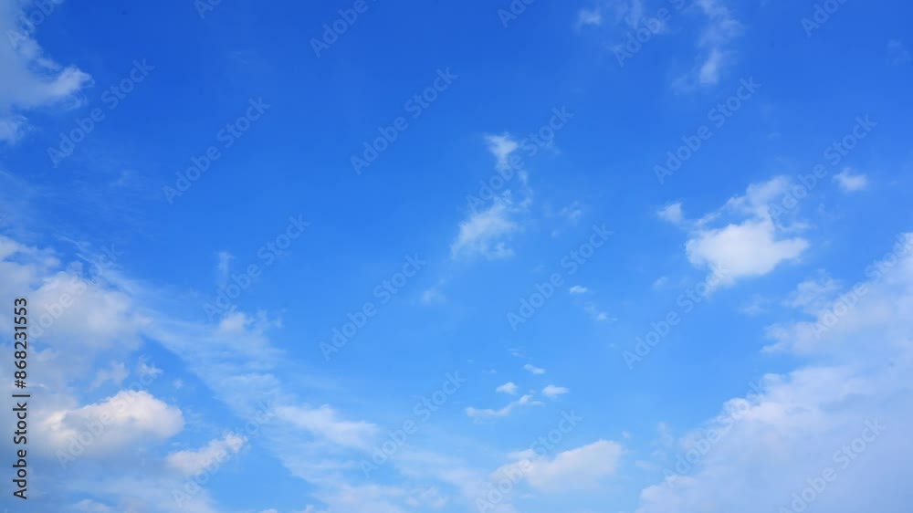 Blue sky white clouds time lapse.Cloudscape timelapse cloudy. Blue sky white clouds time lapse.Cloudscape timelapse cloudy.