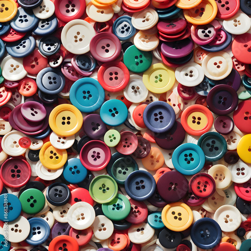 background with colorful buttons