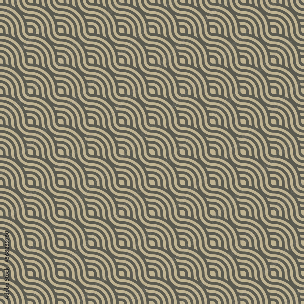 Seamless wave instant noodles pattern. Abstract geometric vector background for backdrop, wallpaper, fabric, interior design, craft and others, vector illustration, Asian culture, common geometric Seamless wave instant noodles pattern. Abstract geometric vector background for backdrop, wallpaper, fabric, interior design, craft and others, vector illustration, Asian culture, common geometric