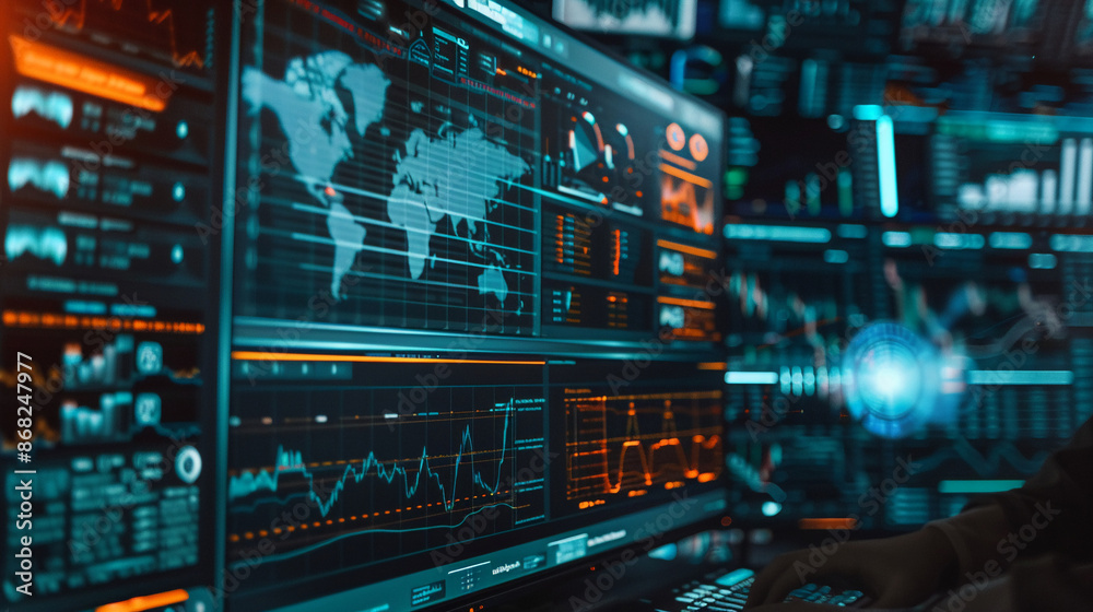 Cryptocurrency trading on a computer screen. Cryptocurrency trading on a computer screen.