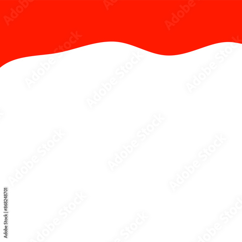 Free Download Red Banner Top Divider. Separator For Banners, Apps, Posters. Isolated Vector Illustration - GFXLoad