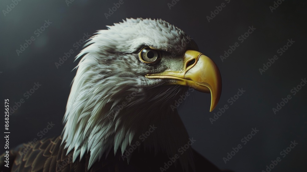 Representation of the american flag with eagle for us national loyalty day celebration. Representation of the american flag with eagle for us national loyalty day celebration.