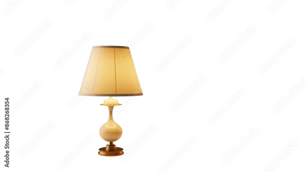 Table lamp on transparent background Table lamp on transparent background