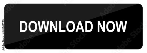 3d Download Now Web UI Button, Icon Sign Symbol. Vector Illustration.