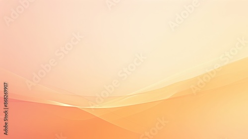 Minimalist Aurora Gradient Background in Light Orange, White, and Grey - UHD Abstract Design for Modern Aesthetics