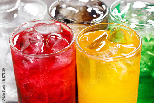 Soft drinks and fruit juice mixed with soda high in sugar have a negative effect on physical health