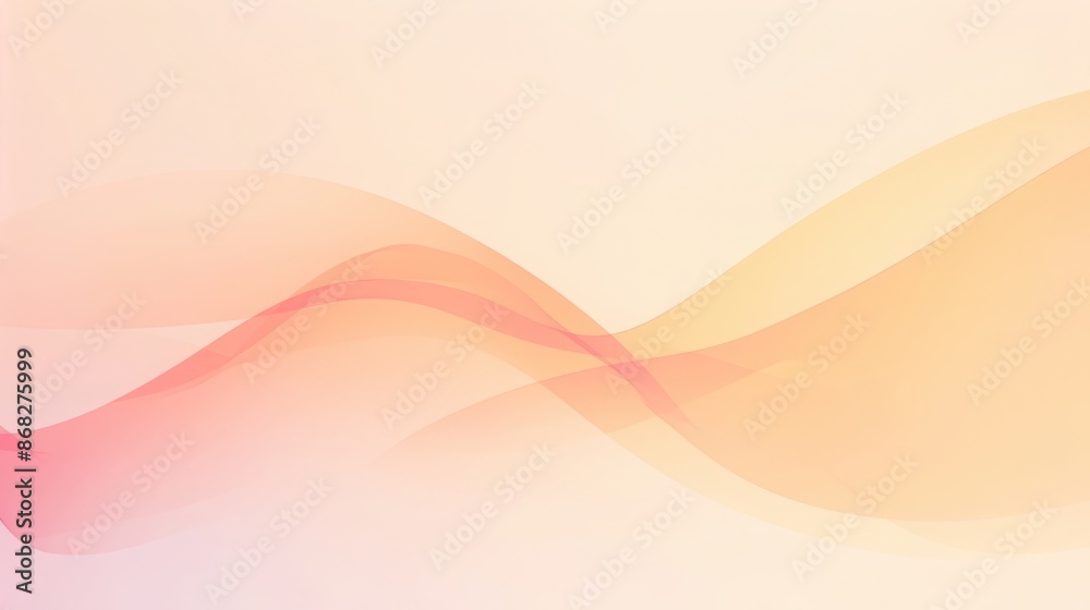 Fototapeta premium Minimalist Aurora Gradient Background in Light Orange, White, and Grey - UHD Abstract Design for Modern Aesthetics