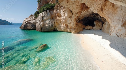 Tranquil Serenity at Cala Goloritze - Secluded Beach with Pristine Turquoise Waters in Sardinia