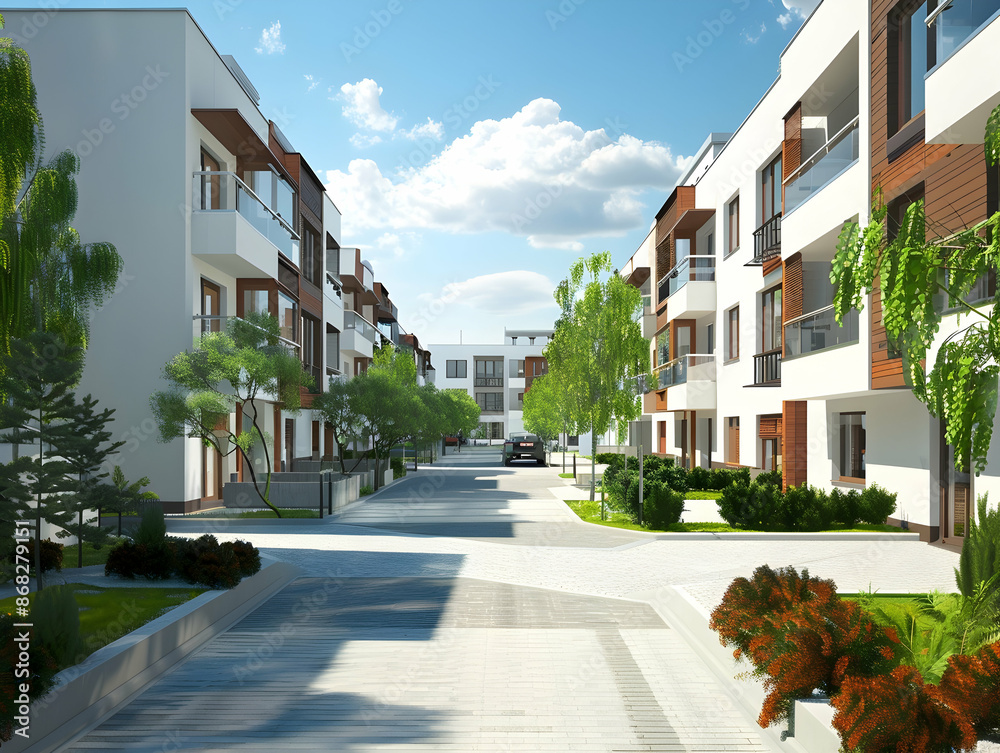 New luxury residential buildings, stylish office building, Premium Apartments and flat building, City building New luxury residential buildings, stylish office building, Premium Apartments and flat building, City building