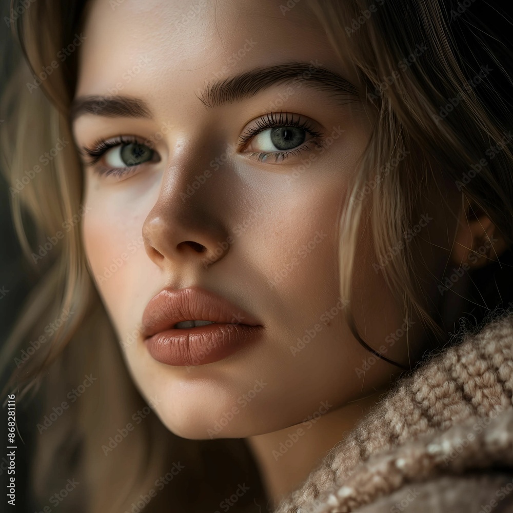 Beautiful portrait of a very sweet and elegant woman. Beautiful portrait of a very sweet and elegant woman.