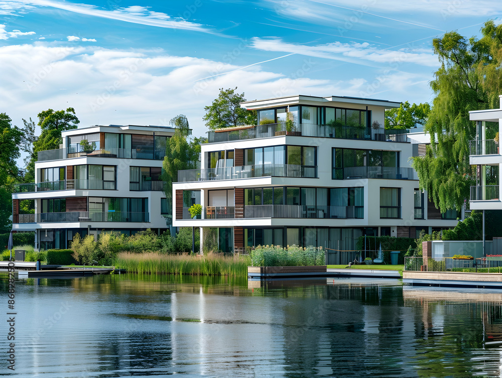 New luxury residential buildings, stylish office building, Premium Apartments and flat building, City building New luxury residential buildings, stylish office building, Premium Apartments and flat building, City building