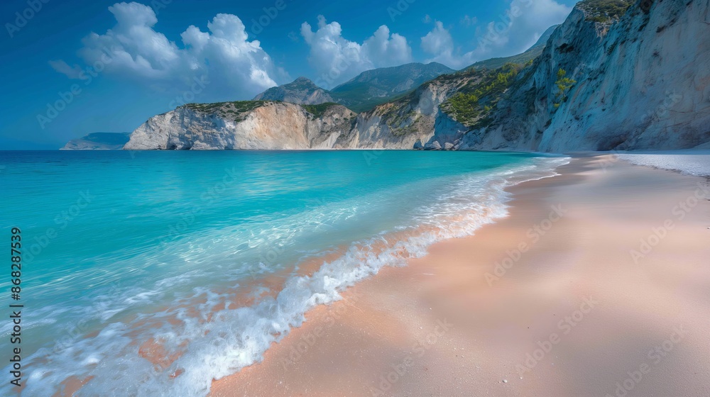 Serene Beauty of Fteri Beach, Kefalonia Island - Hidden Gem of Greece