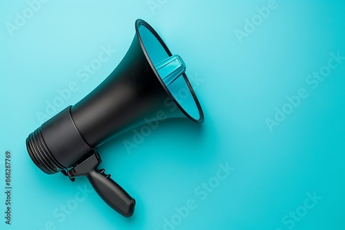 A sleek, digital megaphone for public relations services