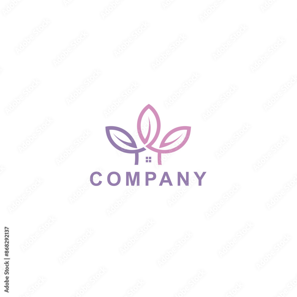 real-estate logo design with soft color real-estate logo design with soft color