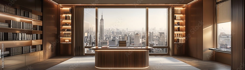 Fusion Art Deco corporate office with refined details and minimalist design Fusion Art Deco corporate office with refined details and minimalist design