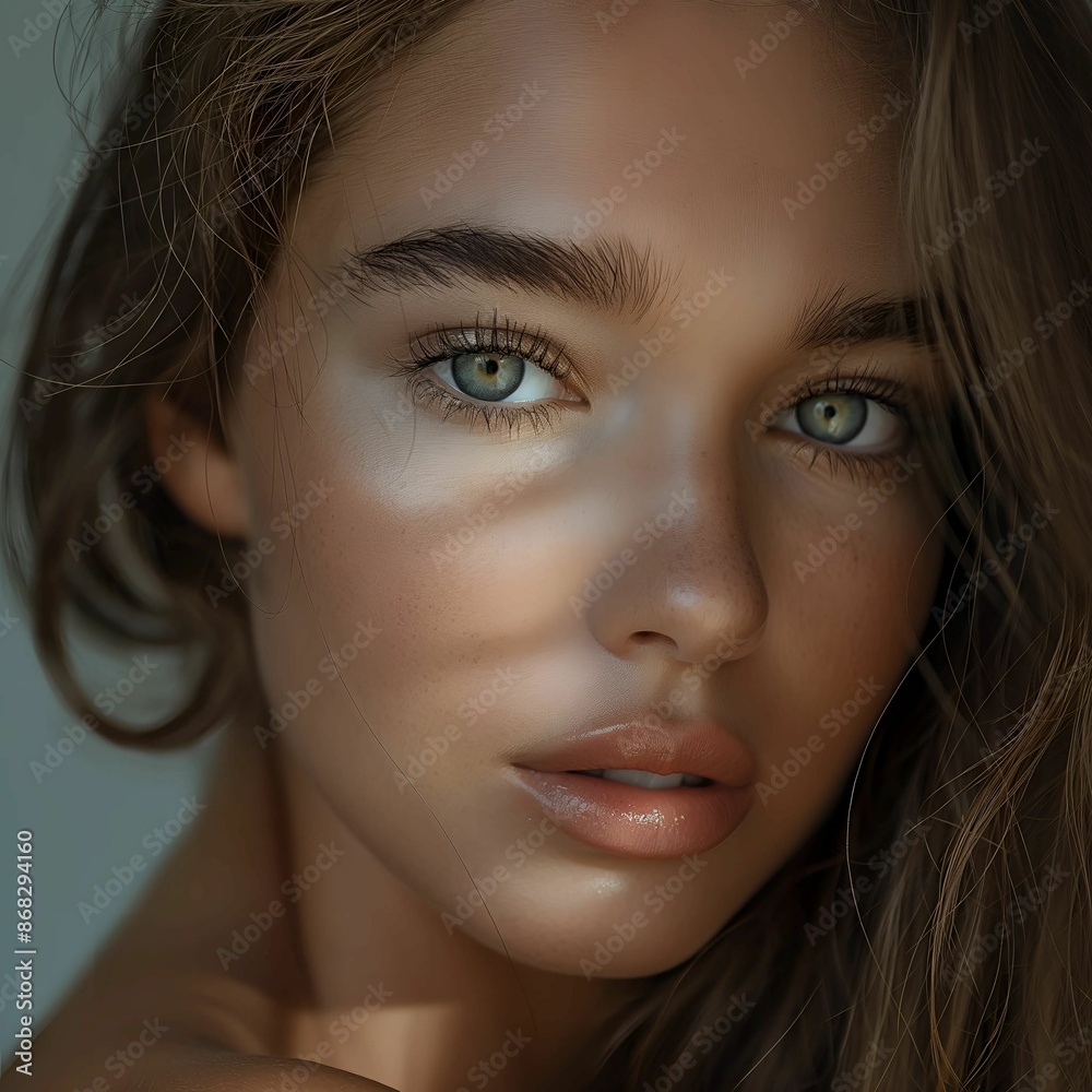 Beautiful portrait of a very sweet and elegant woman. Beautiful portrait of a very sweet and elegant woman.