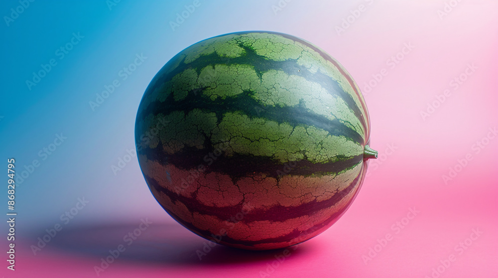 Globe sphere orb watermelon concept on pastel pink background. minimal idea food and fruit concept., real watermelon isolated on gradient background. Globe sphere orb watermelon concept on pastel pink background. minimal idea food and fruit concept., real watermelon isolated on gradient background.