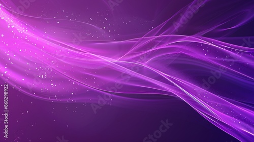 Abstract Purple Swirls with Shimmering Dust