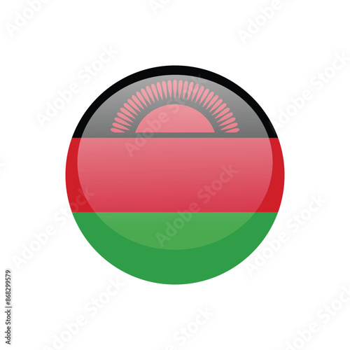 Malawi flag. Vector illustration of circle Malawi flag Free Download Malawi flag. Vector illustration of circle Malawi flag - GFXLoad