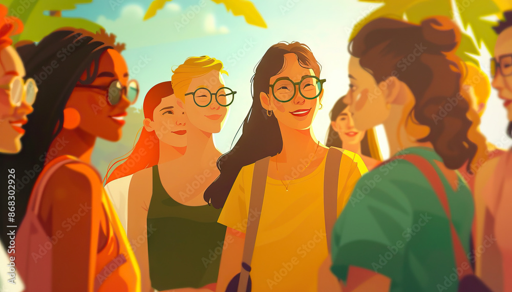 Millennials are the experience enthusiasts, valuing experiences over possessions: Visualize a group of millennials traveling and trying new activities Millennials are the experience enthusiasts, valuing experiences over possessions: Visualize a group of millennials traveling and trying new activities