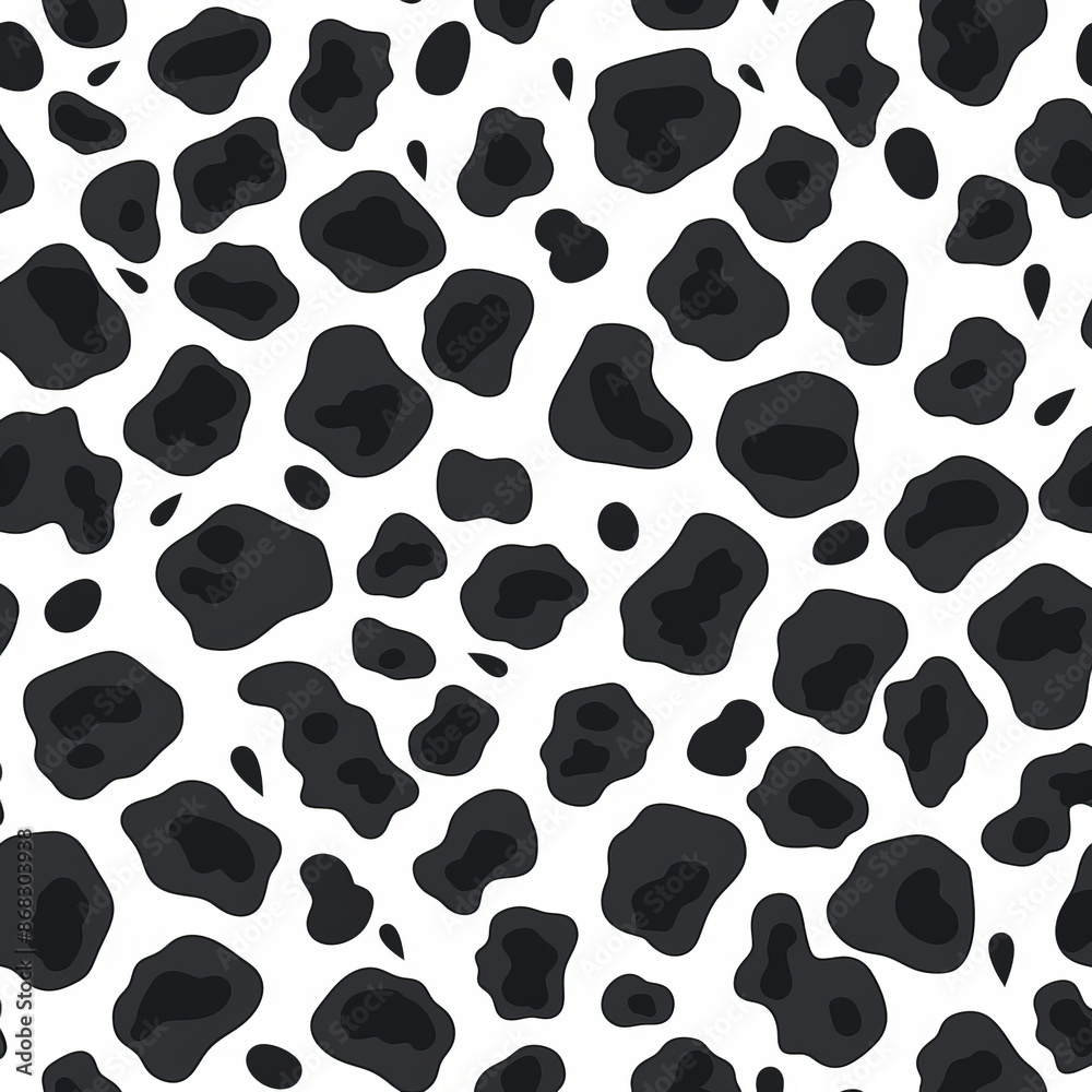 Black and White Leopard Print Black and White Leopard Print