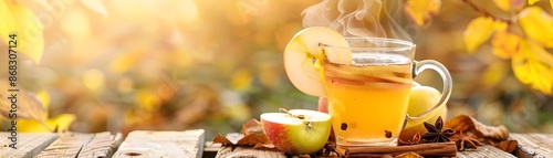 Steaming Autumn Apple Cider...