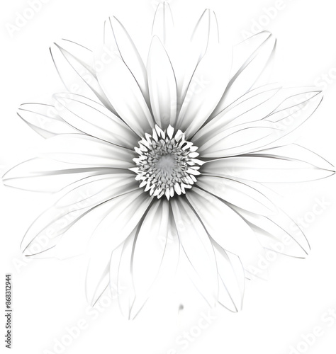 Delicate white dahlia blooms enchant with pristine petals. 