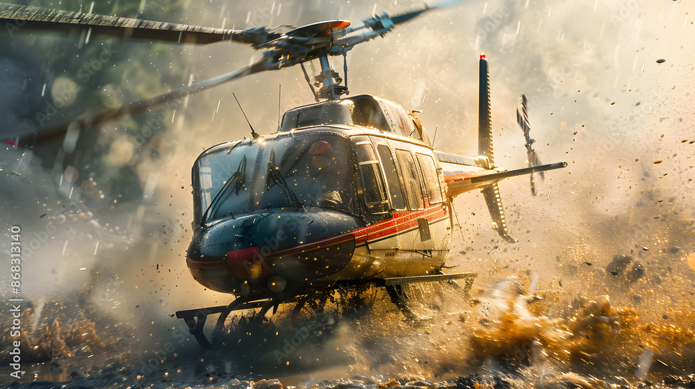 Helicopter in Flight: Crush Chopper Helicopter in Flight: Crush Chopper