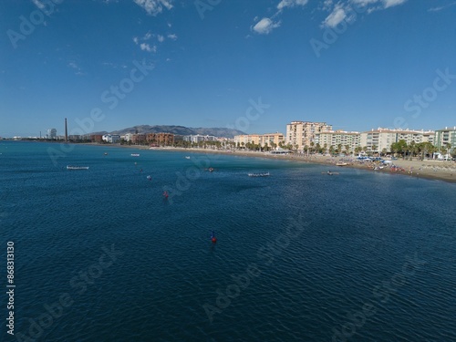 Panorámica de la Playa de Huelin