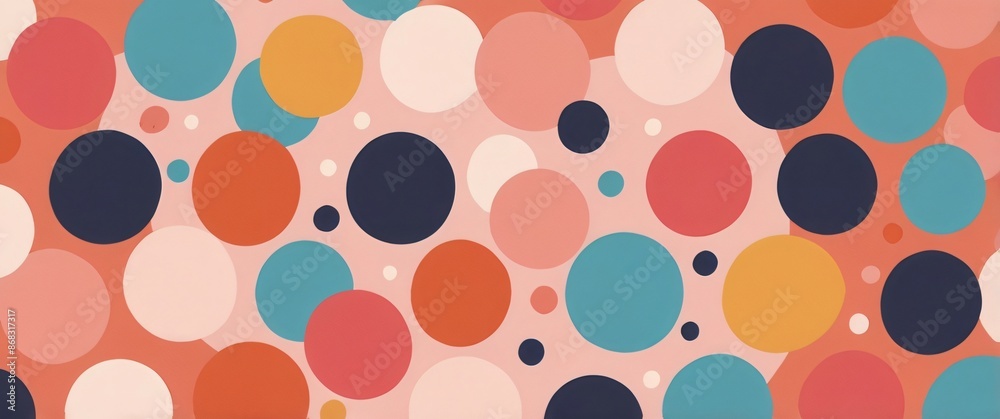 abstract colorfull dots and circle background abstract colorfull dots and circle background