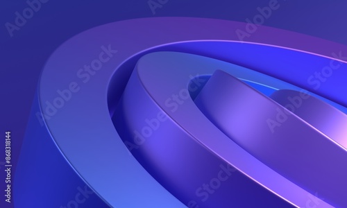 Fototapeta Naklejka Na Ścianę i Meble -  Abstract minimalist shapes, 3d render