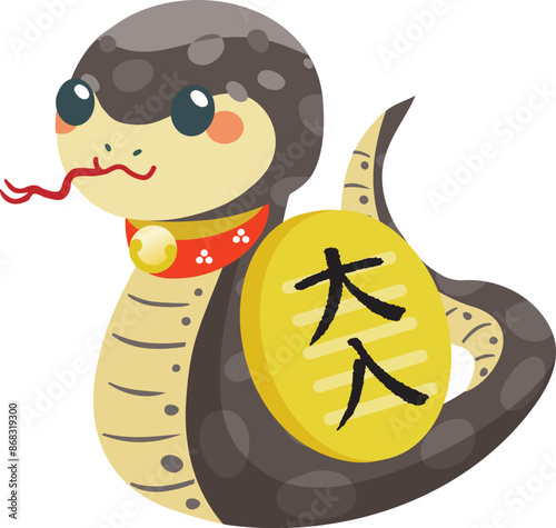 巳年の蛇の置物