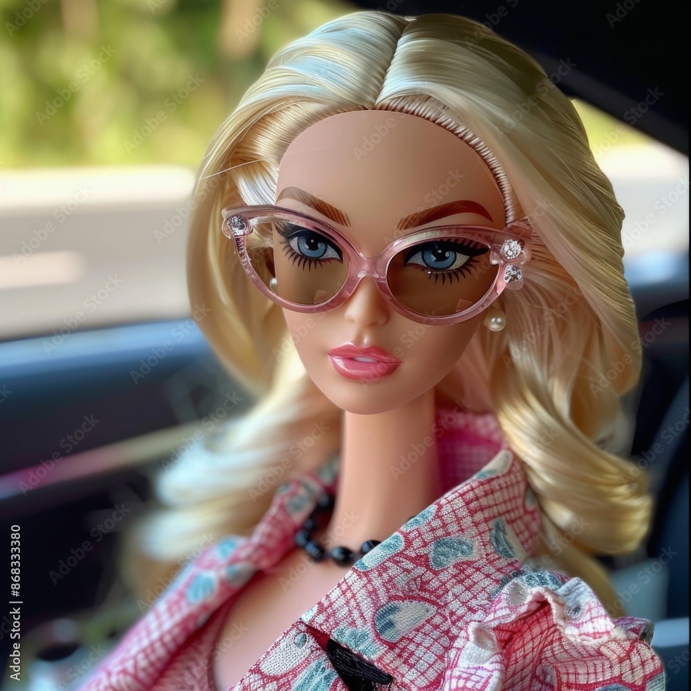 Beautiful doll blonde hair sunglasses Beautiful doll blonde hair sunglasses
