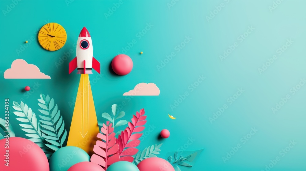 A modern marketing concept highlighting the viral and contagious nature of successful strategies, designed with bold visuals and significant copy space for personalization.