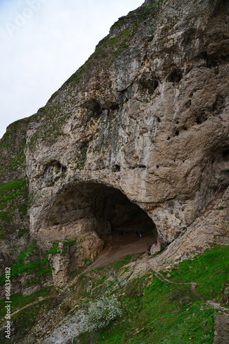 Inonu district, located in Eskisehir, Turkey, is famous for its ancient caves. photo