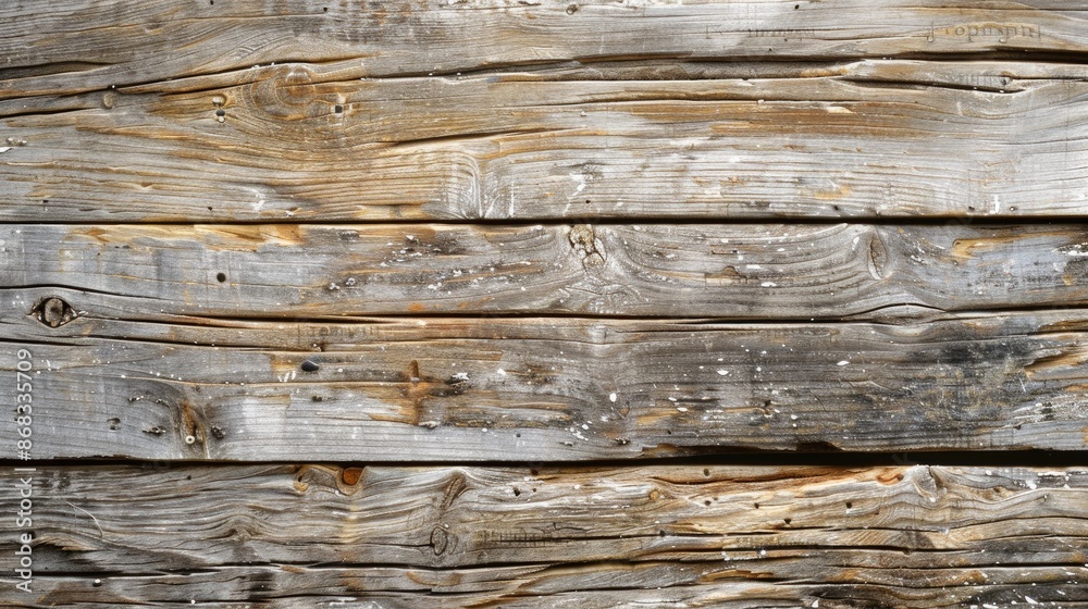 Aged wooden board texture in horizontal close up view Aged wooden board texture in horizontal close up view