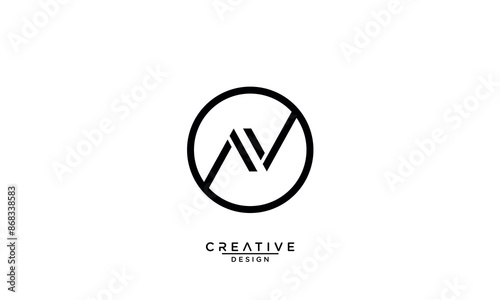 AV, VA, A, V, Abstract Letters Logo Monogram Free Download AV, VA, A, V, Abstract Letters Logo Monogram - GFXLoad