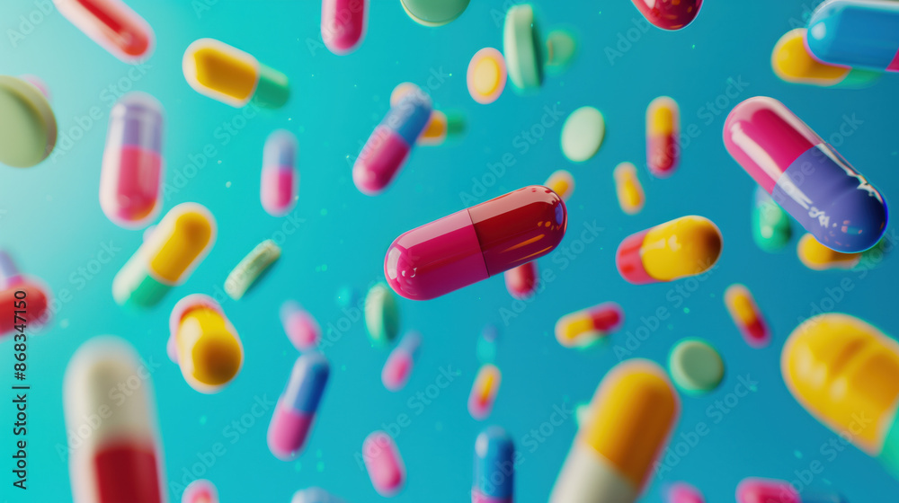 background of medical drugs, tablets, vitamin capsules background of medical drugs, tablets, vitamin capsules