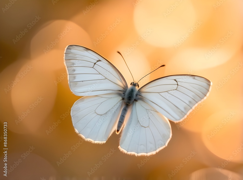 Fototapeta premium butterfly with bokeh background